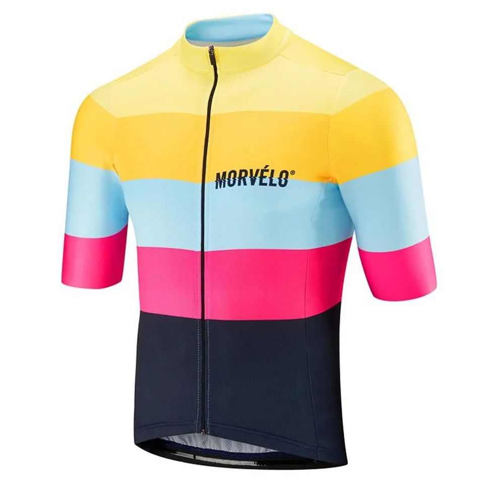 Велосипедная майка 2019 MORVELO Maillot Ropa Ciclismo Hombre Team велосипедная одежда быстросохнущая
