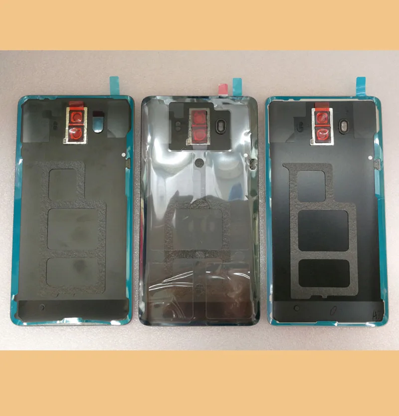 Задняя крышка батарейного отсека для Huawei Mate 10 Mate10 Pro стеклянная корпуса с клейкой