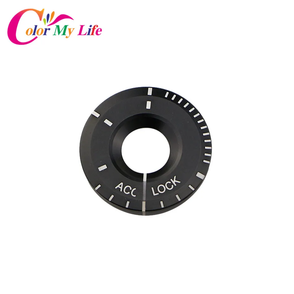 1 шт. кольцо для автомобильного ключа зажигания из алюминиевого сплава чехол с