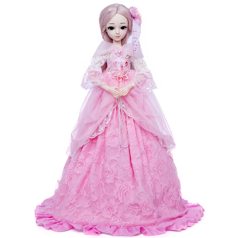 Принцесса Анна 1/3 60 см BJD кукла Сделай Сам модная парик одеваемая Кукла девочка