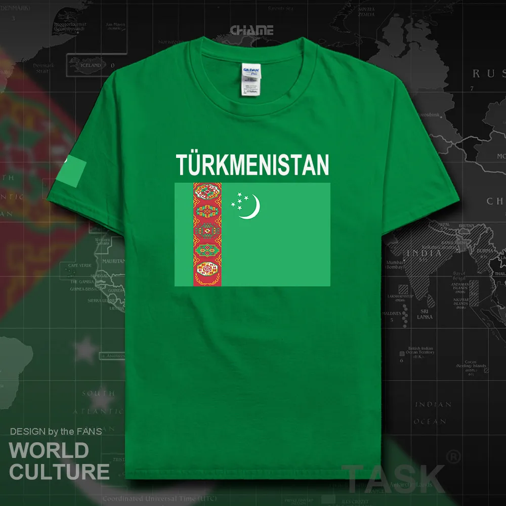 Туркестан туркемен мужские футболки 2019 Джерси футболка национальной команды 100%