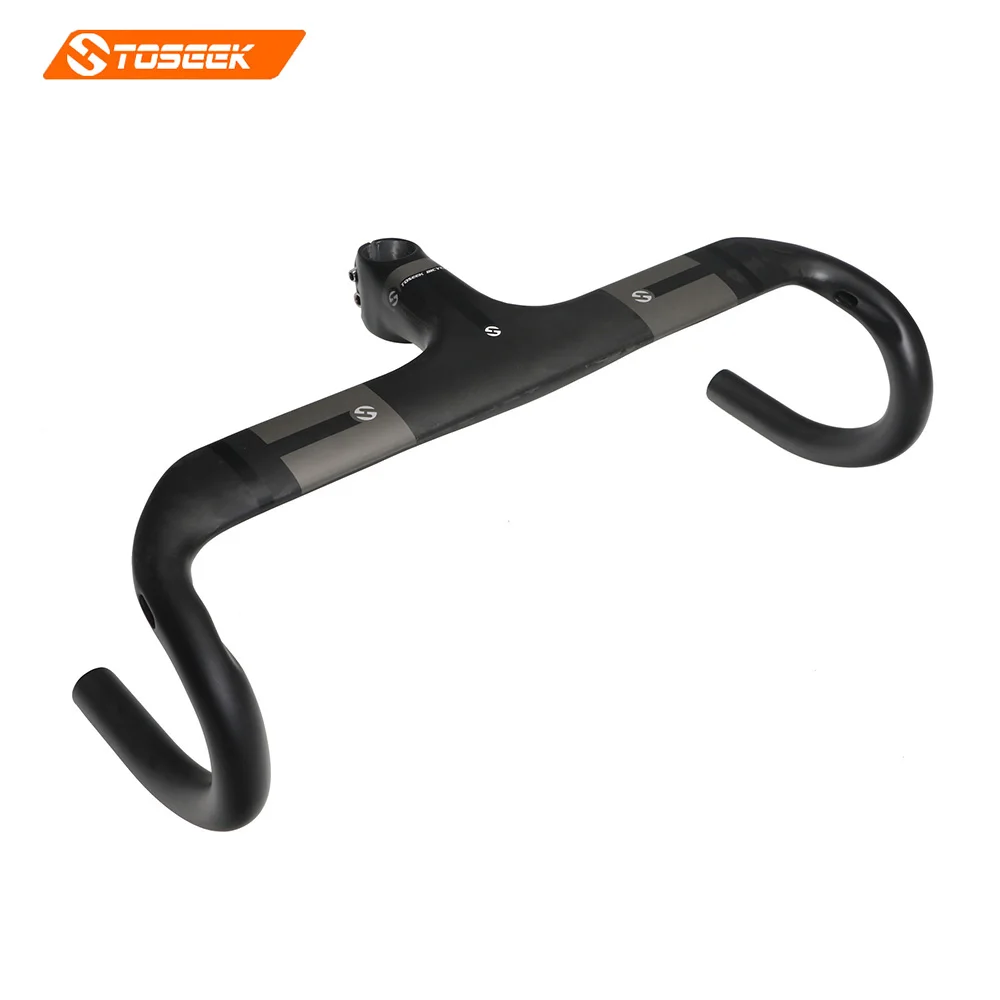 2017 полностью углеродный руль для шоссейного велосипеда легкий изгиб из