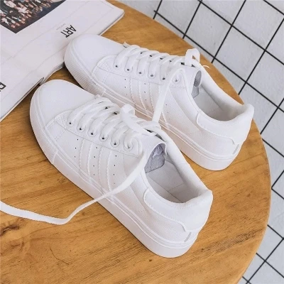 2018 spring new base wild white shoes student | Обувь