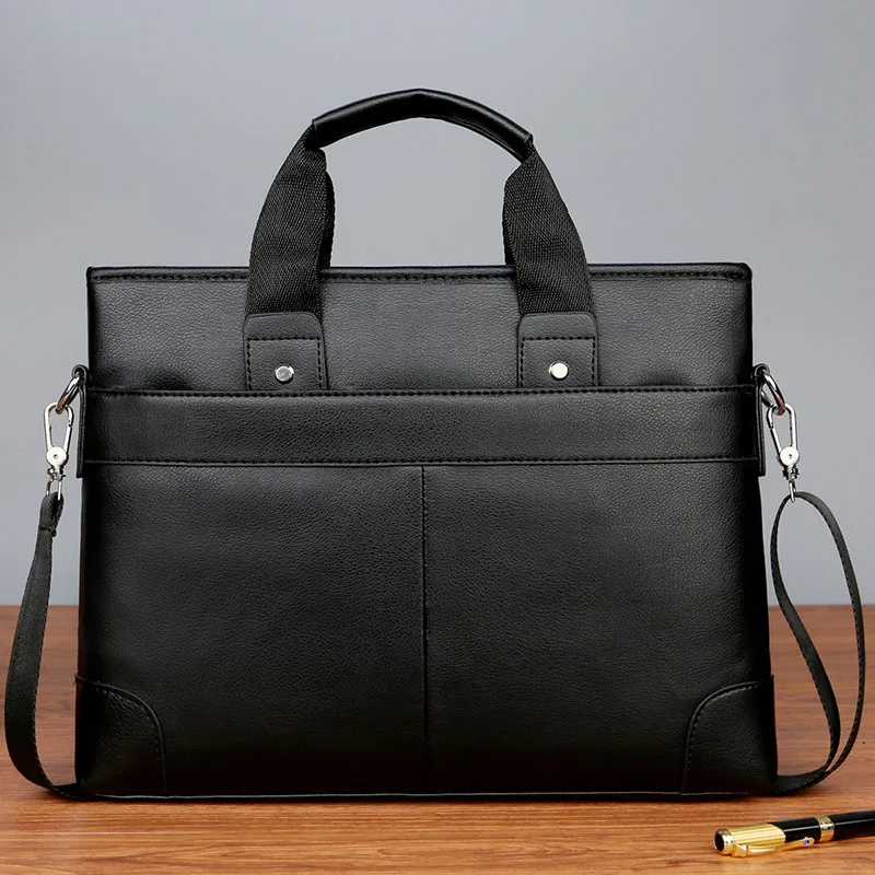 Сумка для ноутбука из искусственной кожи мужчин водонепроницаемый мессенджер