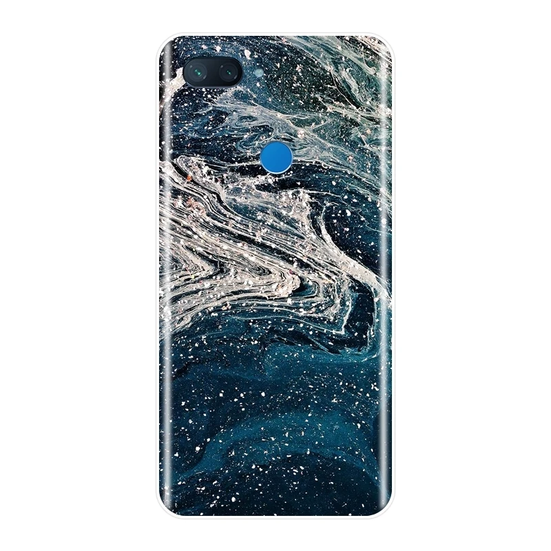 Задняя крышка из ТПУ Для Xiaomi Mi A1 A2 Lite 8 SE Mi5 Mi6 Mi8 мраморный силиконовый чехол для