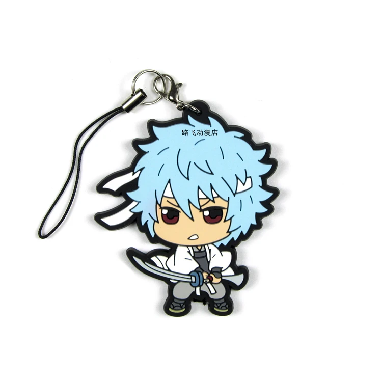 Фигурка героя аниме GINTAMA Sakata Gintoki Kondou Isao Okita Sougo кацура Котаро Takasugi Shinsuke резиновый