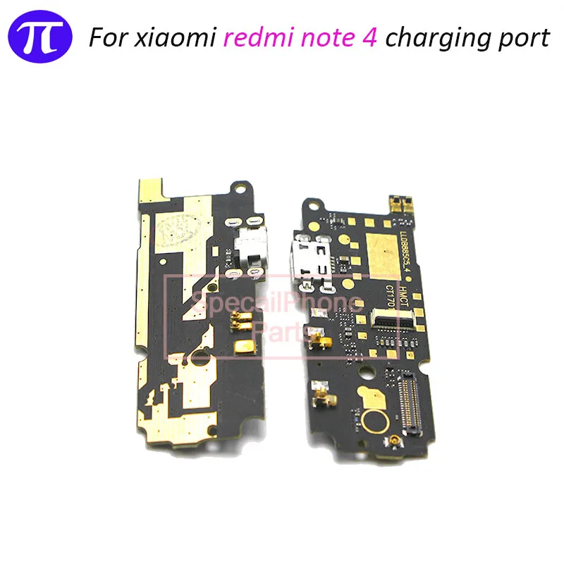 Плата микрофона для смартфона Xiaomi Redmi Note 4 5 дюйма модуль USB зарядки и гибкого
