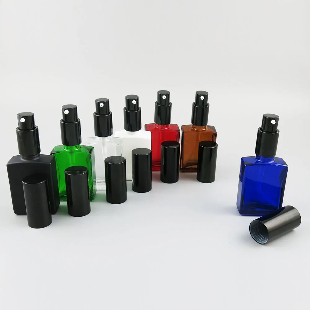 20 штук 1oz 30 мл многоразовый нагреваемый квадратный Стекло бутылка с