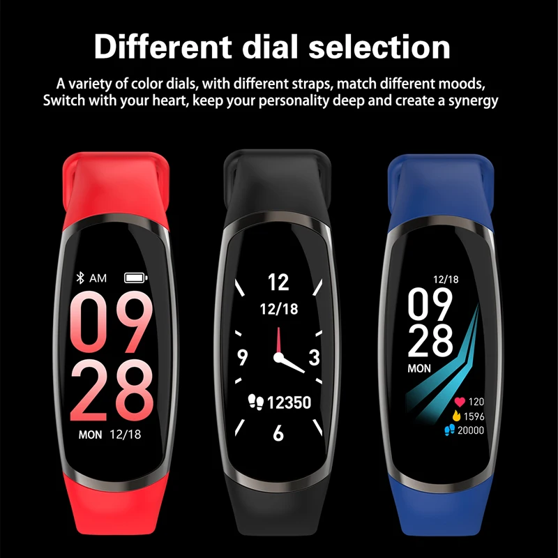 Смарт-браслет R16 Android IOS пульсометр монитор сна кровяное давление фитнес-трекер