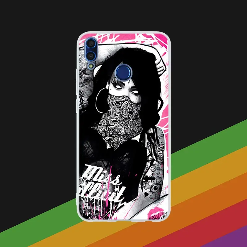 Phone Case 10 Силиконовый чехол для телефона сексуальный рукав тату девушка для huawei Honor 10i 20 Pro 9X Lite 8a 8x max 8c 7x 7a pro 6x V20 Paly мягкий - Цвет: Phone Case 10