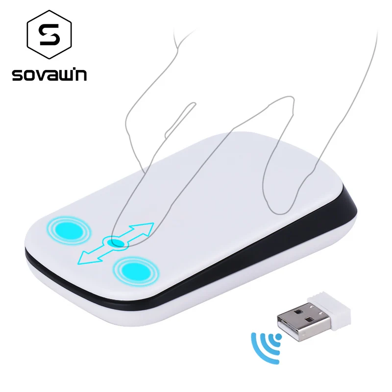 Sovawin Magic PC маленькая милая беспроводная мышь для компьютера мини сенсорная полоса