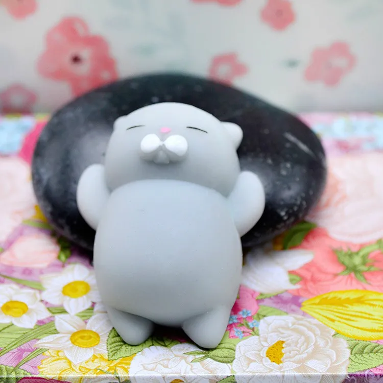 Kawaii японское животное Моти ленивая кошка Мини сжимаемая мягкая медленно