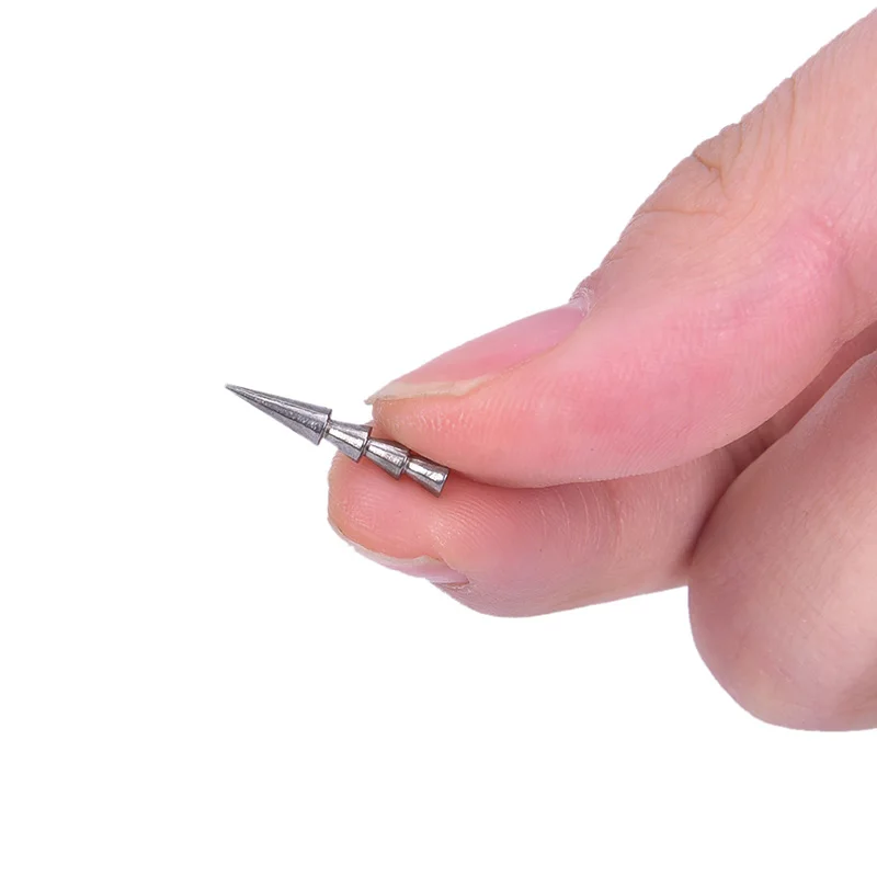 Легко поймать 100% вольфрамовые гвозди пагода рыболовные грузила маленькие тонкие