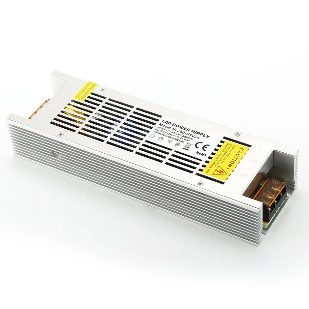 DC 24 V 250 W светодиодный выключатель питания вольтметр адаптер переключения света