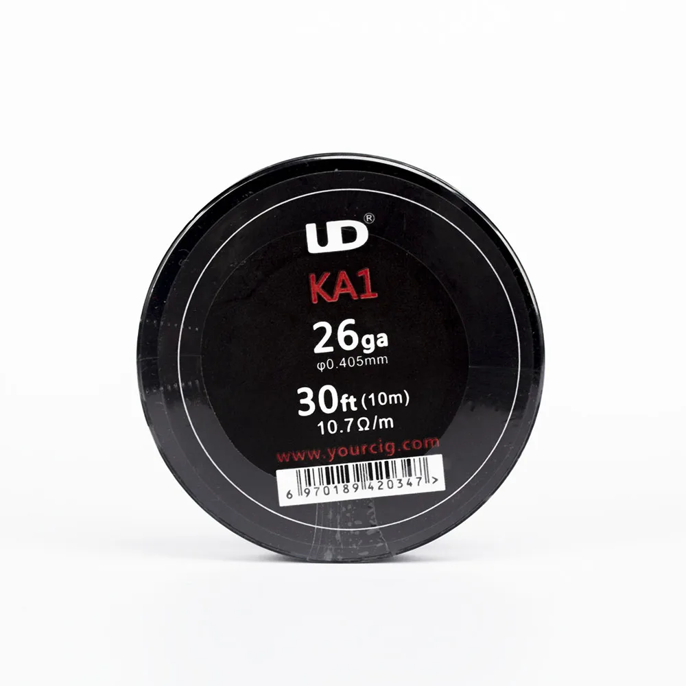 

Original UD 30ft/15ft 26ga 28ga 30ga Atomizer DIY Heating Coil Clapton Wire A1 24-36ga For Electronic Cigarette Tank