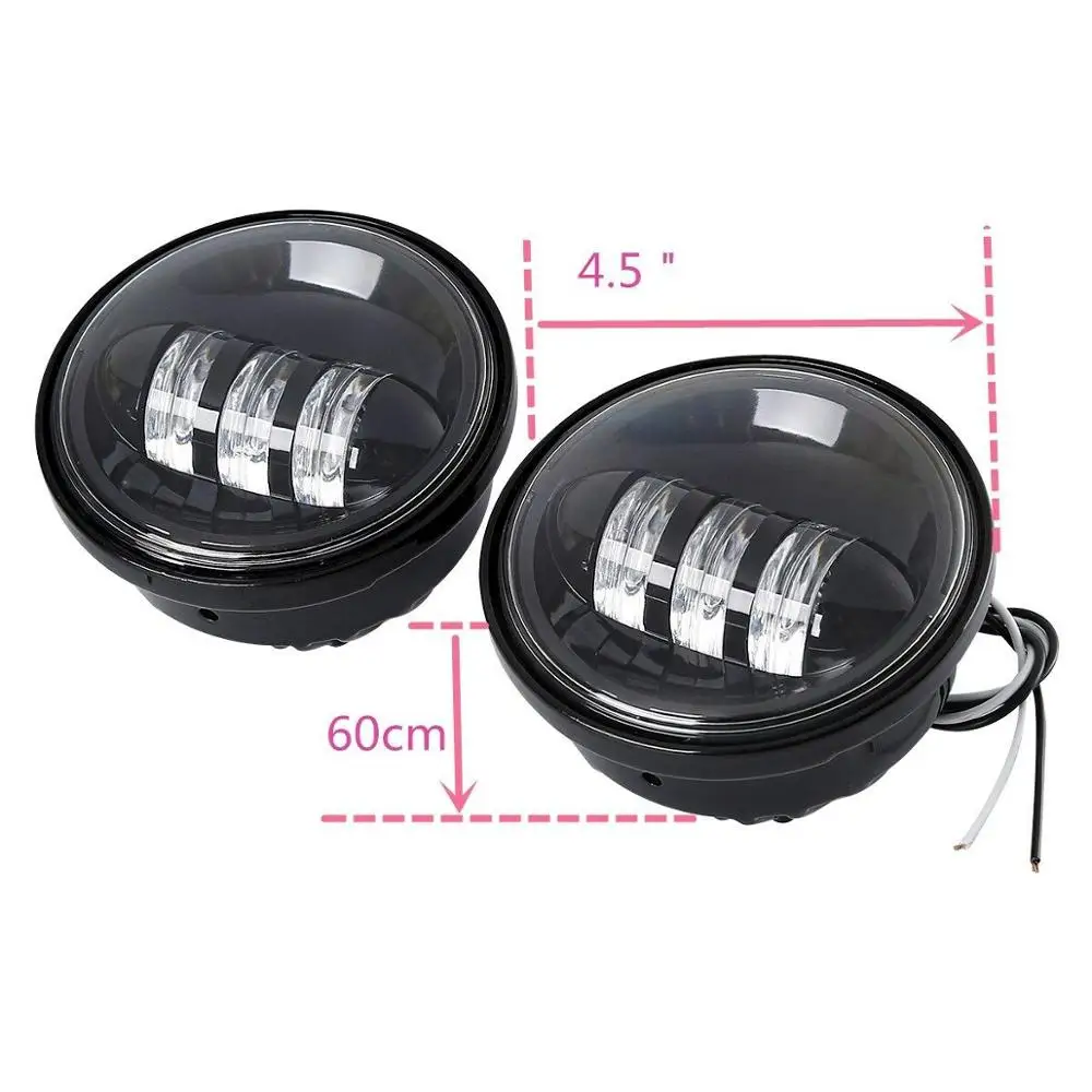 Мотоциклетный L R 4 5 дюймовый светодиодный противотуманный светильник рабочая