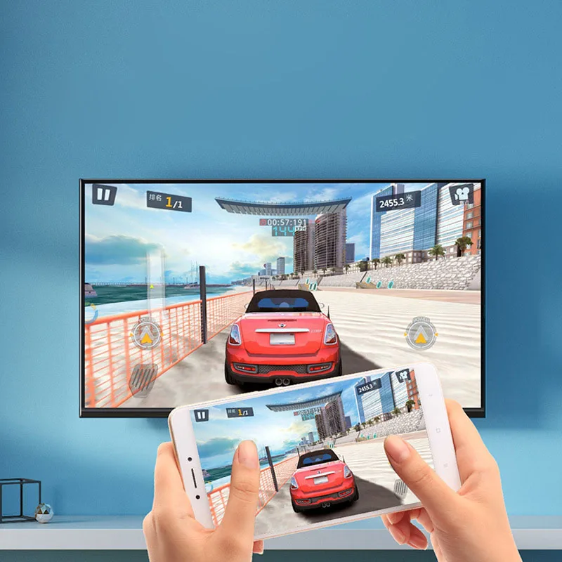 Кабель для подключения сотового телефона с разъемами типа c и Hdmi Hd 2 м |