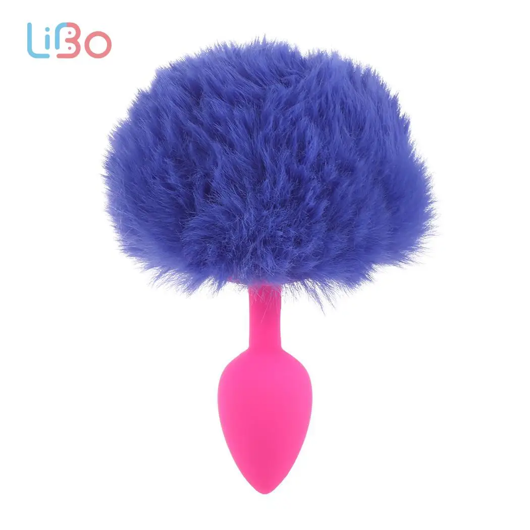 Li bo Анальная пробка хвост начинающих Силиконовый анальный Новый с искусственным