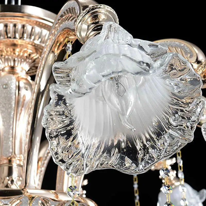 Домашние золотые стеклянные потолочные светильник ильники Led Luminaria для столовой