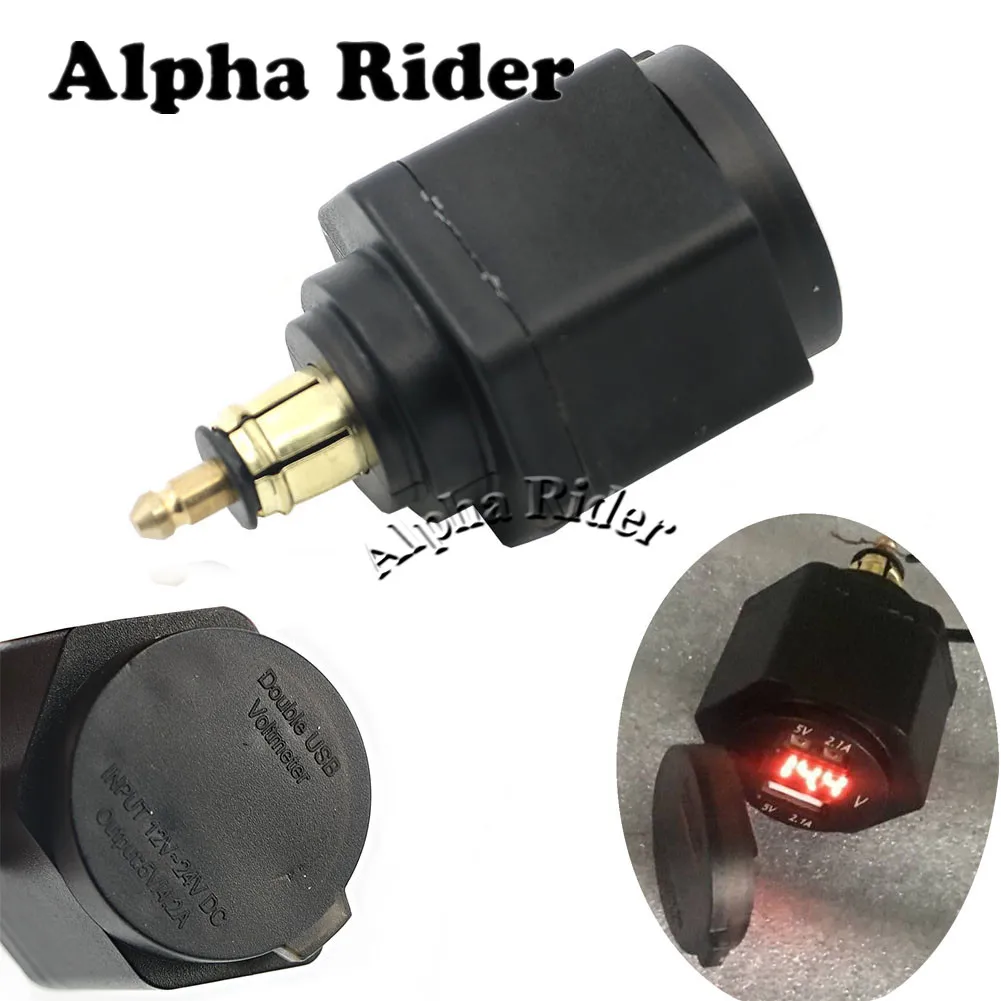 Адаптер с двумя USB портами для BMW F 650 700 800 GS R1200GS / RT F800R цифровой дисплей F650GS F700GS F800GS