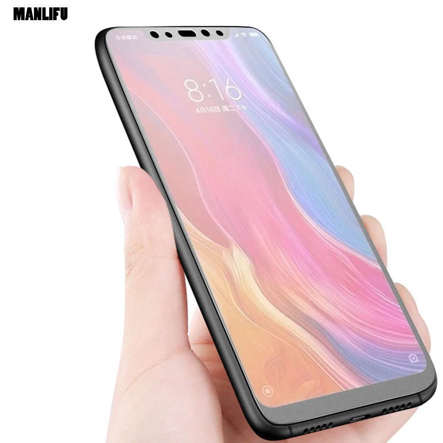 Матовое закаленное стекло для Xiaomi Mi Redmi S2 A1 6X A2 Lite Plus Note 5 6 Pro 8 SE Mix 2s Pocophone F1 защита