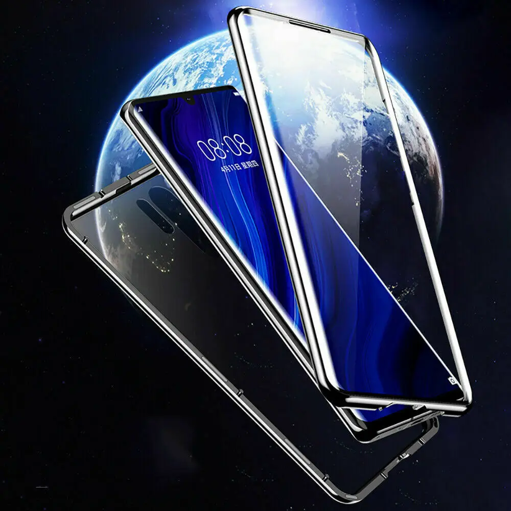 Для Huawei Mate 20 PRO P30 Pro Магнитный чехол 360 Передний + задний двухсторонний из