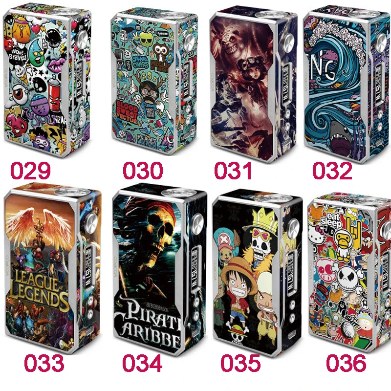 Наклейки на электронные сигареты VOOPOO DRAG TC 157 Вт боксмод 1 шт.|Декоративные пленки| |