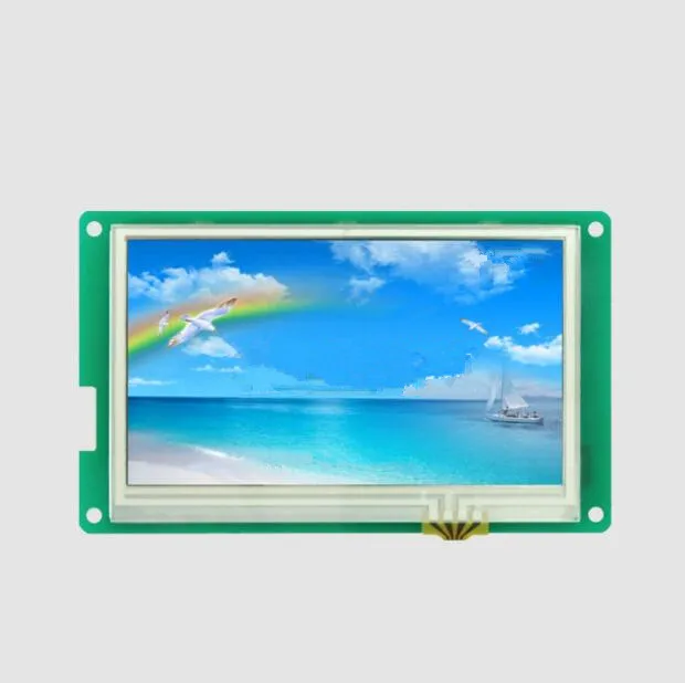 

DMT48270M043_02W 4.3 inch Mini DGUS serial screen TFT LCD / interface replacement screen