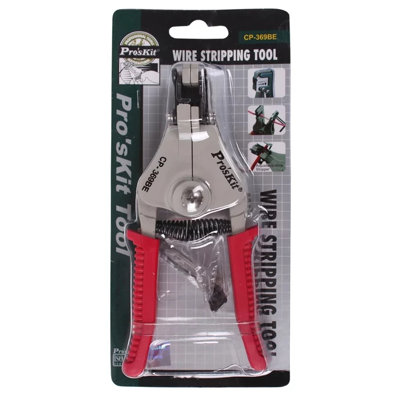Pro'skit CP-369AE Multi-funcion Stripping Wires tongs Precision Stripping Plier Hand tools cutters wire stripper free shipping