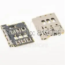 10 шт./Лот оригинальный новый считыватель SIM карт для HTC Desire 610 610T 610N разъем
