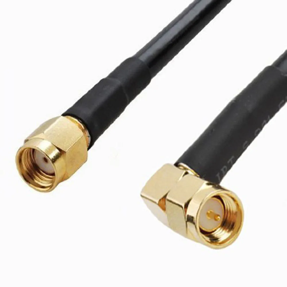 RF WiFi антенна SMA Мужской кабель к RP правый угол Pigtail беспроводной для маршрутизатор