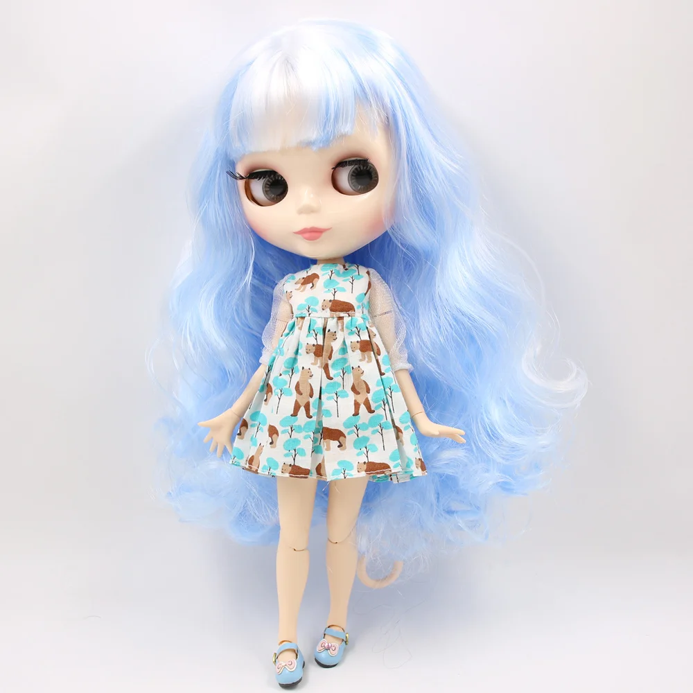 Кукла Blyth шарнирная с голубыми волосами 6005 1/6 | Игрушки и хобби