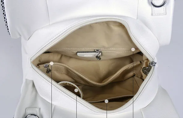 Дизайнерские женские сумки из спилка с рюшами цветами и бантом в горошек на плечо