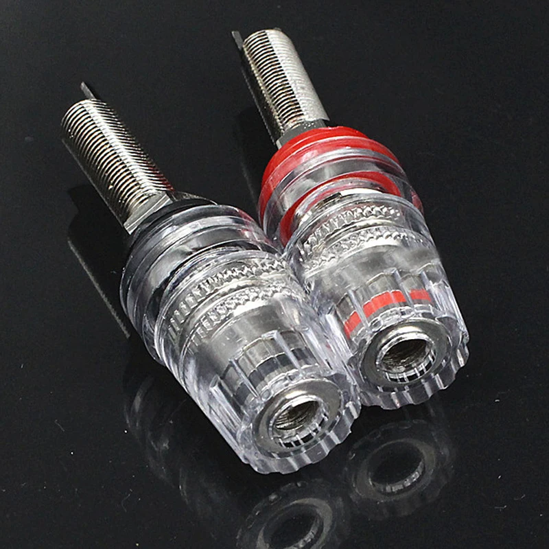 4 шт. Hi Fi штекерами типа &quotбанан&quot пара терминалы красные черные разъем