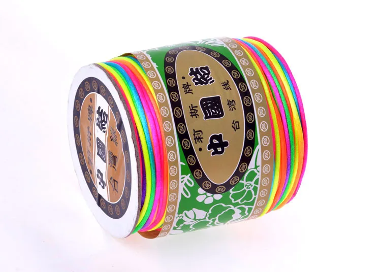 0.6mm 98meters/Roll Chinese Knot Beading Nylon Cord Thread Macrame Rattail Bracelet Braided String Rope CD-13 | Дом и сад