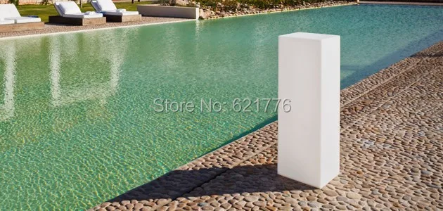 D30*H192 CM HOT!LED square light tower rechargeable Floor lamp colonne lumineuse led block colorful column | Лампы и освещение