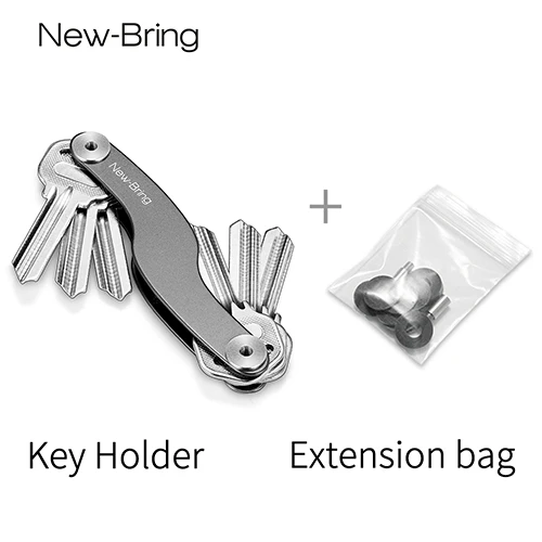 Smart Key Holder Organizer Key Wallet - Цвет: Grey Holder Extender