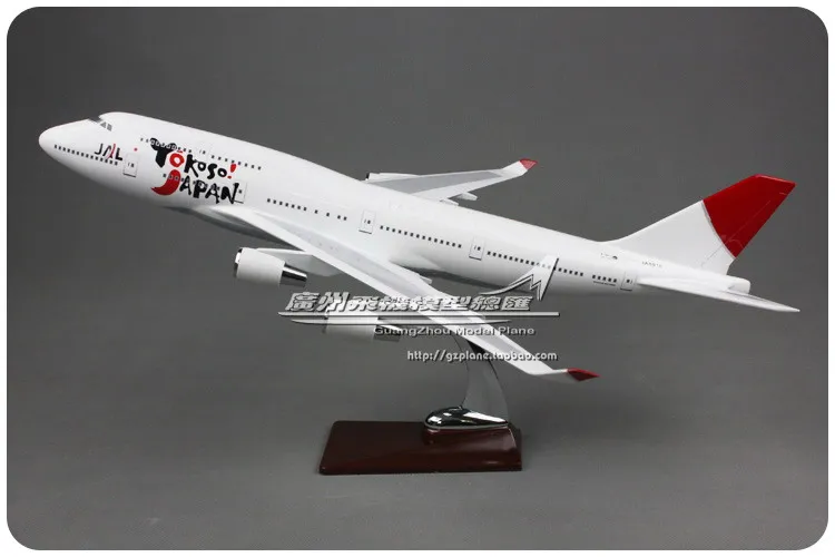 47 см Boeing 747 Yokoso Япония авиакомпаний модель самолета JAL воздух B747 400 Аэробус