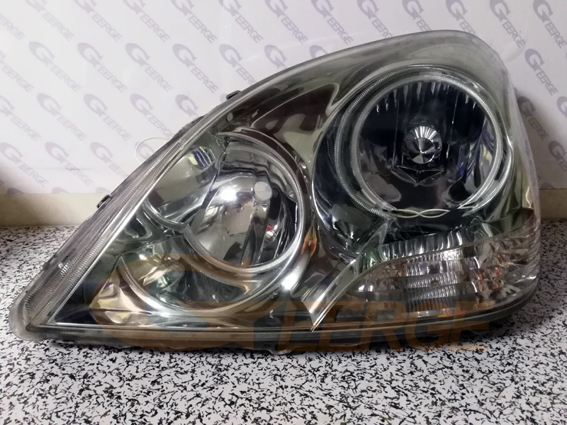 Для Toyota Celsior 2001 2002 2003 фары отличное Ультра яркое освещение CCFL ангельские глазки комплект Halo Кольцо