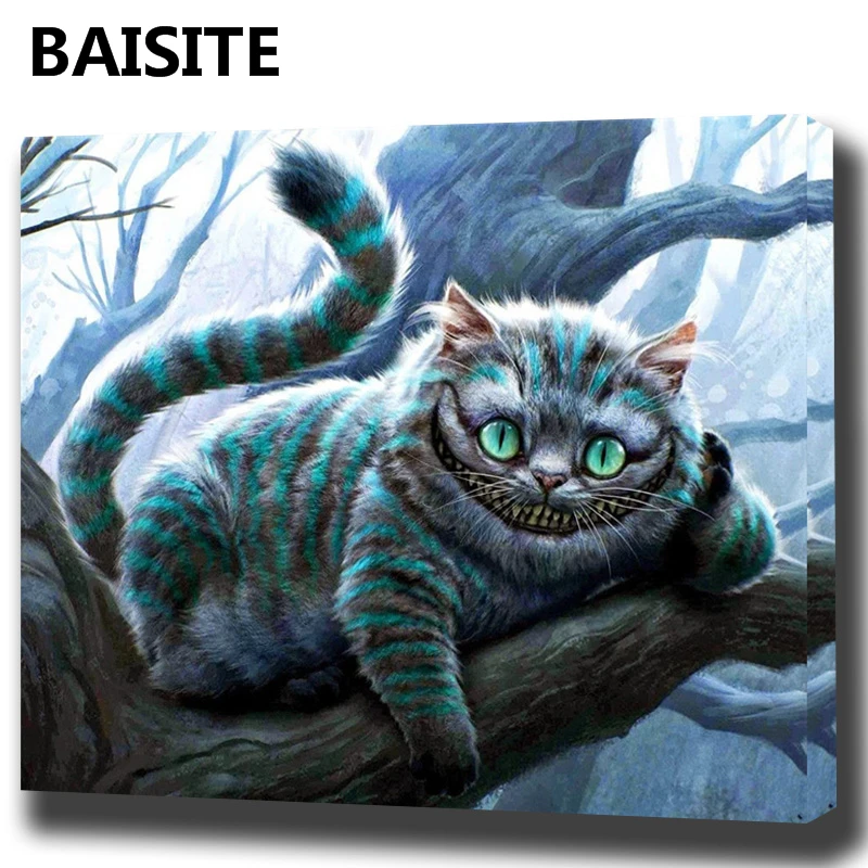BAISITE DIY картина маслом в рамке по номерам цветы картины холст живопись для гостиной стены Искусство домашний декор E952
