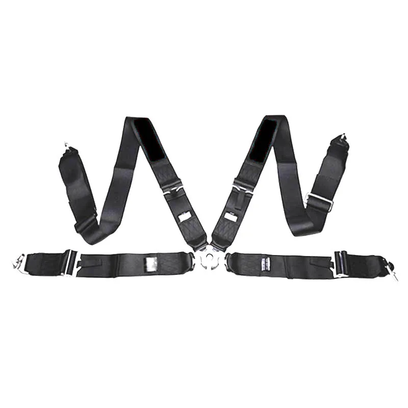 black Горячая Распродажа, новинка, комплект из 2 предметов, 3 ''4-точечный гоночный ремень безопасности для машинного сидения с FIA утвержденных истечения срока действия страховочные ремни Spr03 - Название цвета: black