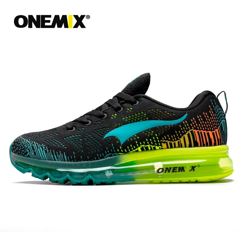 Onemix men's sport running shoes music rhythm sneakers breathable mesh outdoor athletic shoe EU size 39-46 free shipping | Спорт и