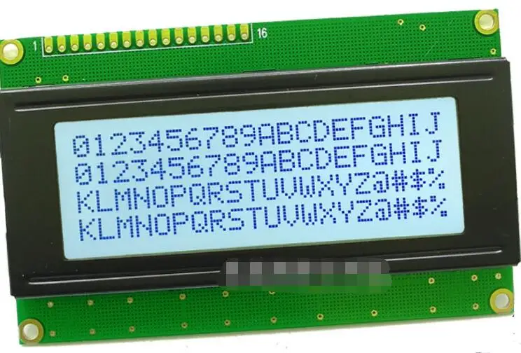 Параметры серого и белого экрана LCD2004A символьный модуль точечной матрицы серый