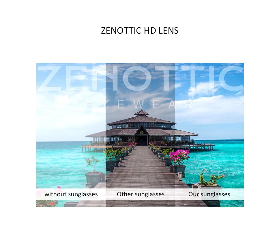 ZENOTTIC, высокое качество, мужские солнцезащитные очки,, поляризационные, Ретро стиль, TR90, большие, квадратные, негабаритные, солнцезащитные очки, большие, крутые, UV400, BT6204