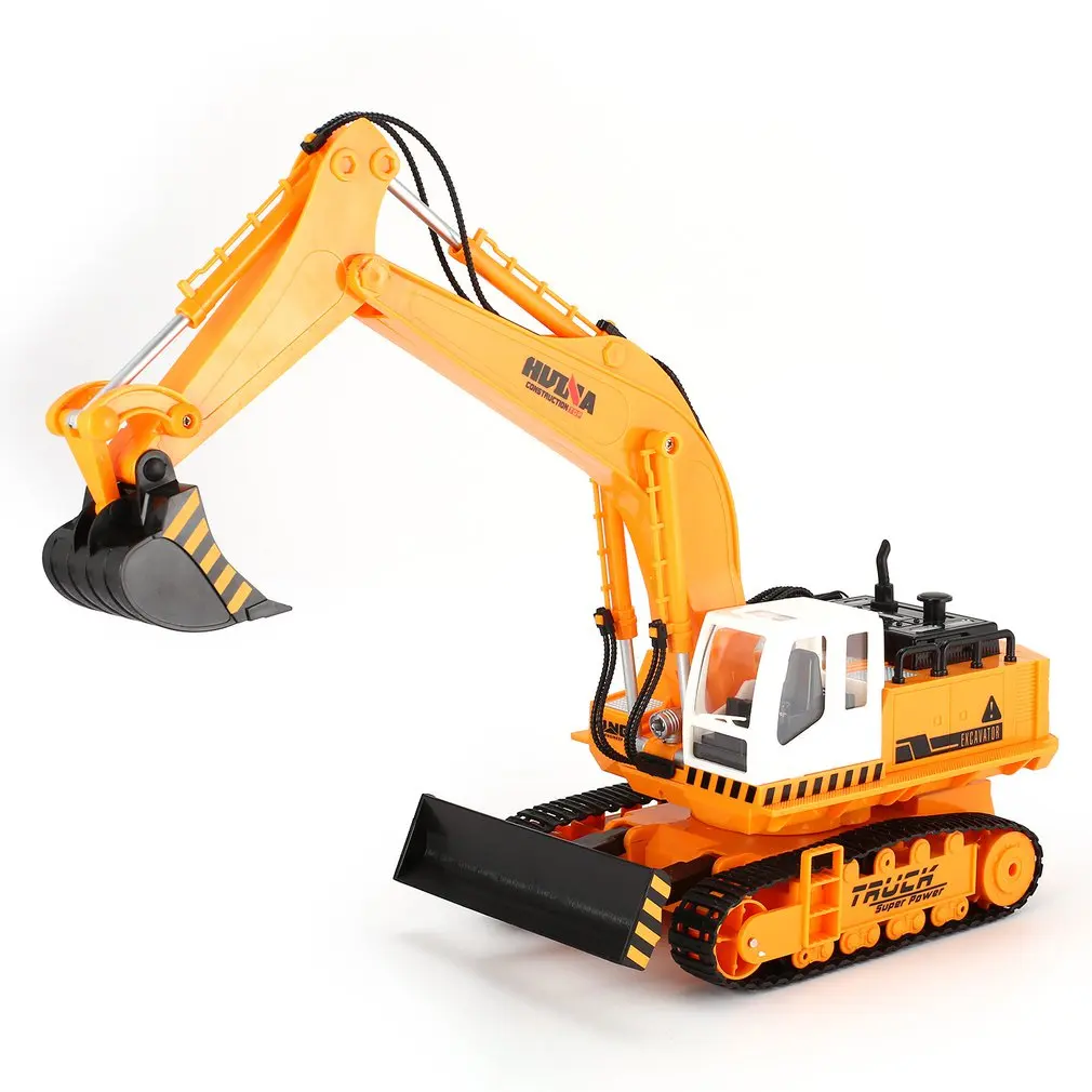 HUINA TOYS 1310 1/16 11CH RC Excavator Truck Engineering Construction Car Remote Control Vehicle with 680 rotation Light |