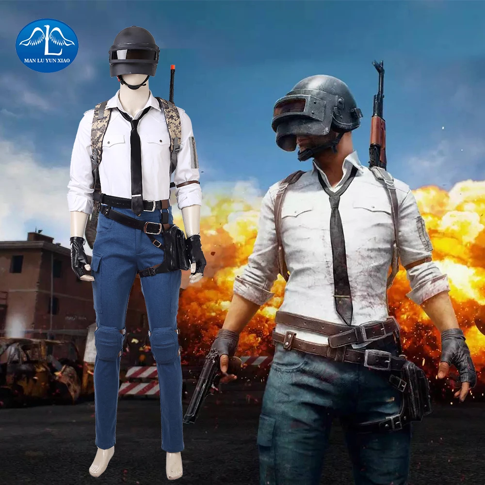 Новый популярный костюм PLAYERUNKNOWN'S BATTLEGROUNDS мужской PUBG для косплея костюмы на