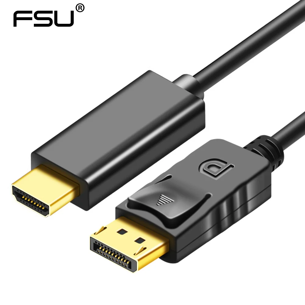 6FT 1 8 M Displayport в HDMI совместимый кабель 1080P со штыревыми соединителями на обоих