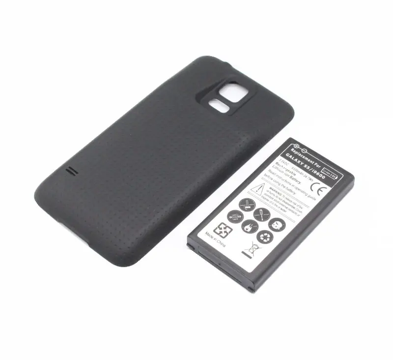 1x6500 мА/ч S5 i9600 расширенная батарея + задняя крышка для Samsung Galaxy SV I9600 I9602 SM-G900T G900V G900P