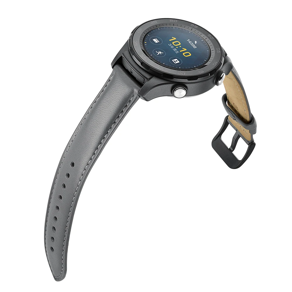 Наручный ремешок для часов Huami Amazfit 20 мм новейший из натуральной кожи Samsung Gear Sport S2