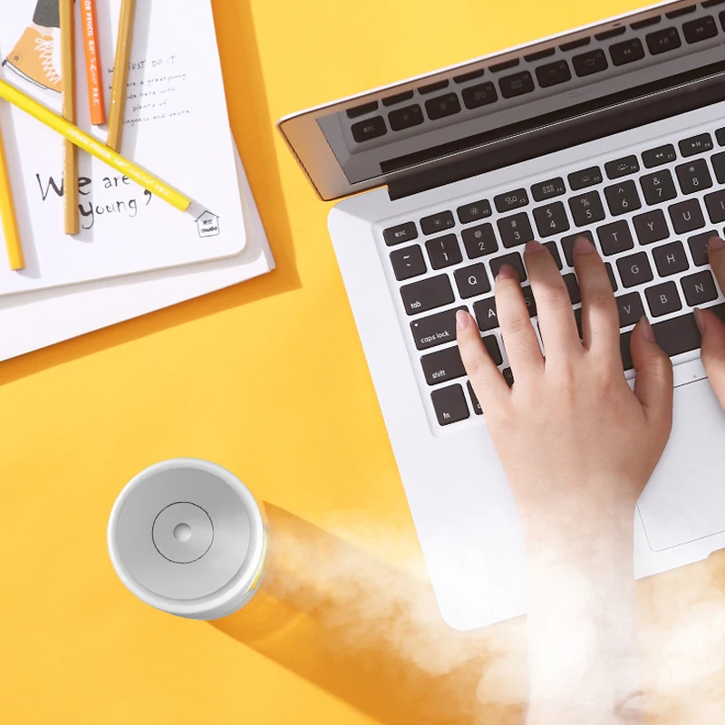 XiaoMI Deerma Usb мини увлажнитель красочные огни микрон fogging поддержка ароматерапия для